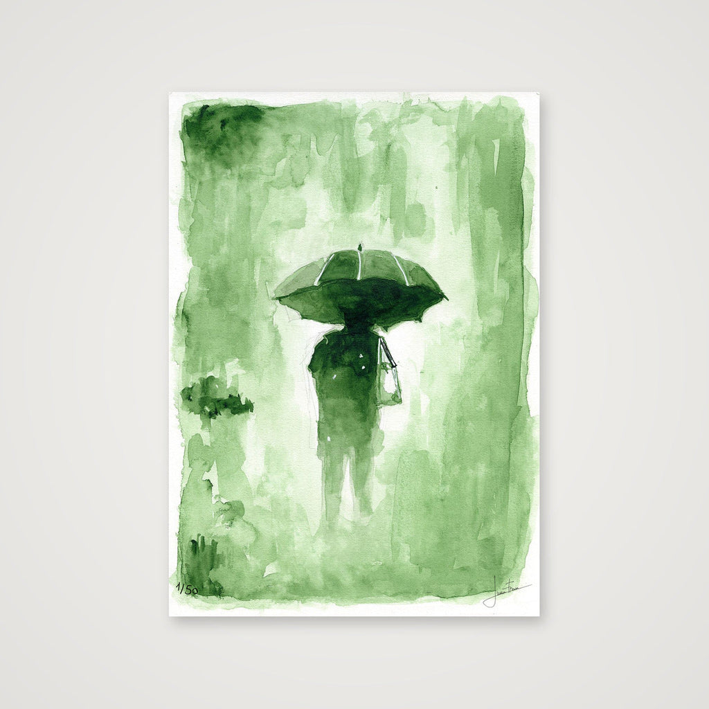 Verde · Lámina A4 sin enmarcar